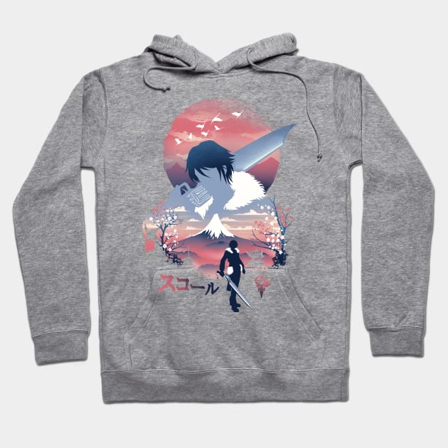 Ukiyo e Squall Hoodie by DANDINGEROZZ